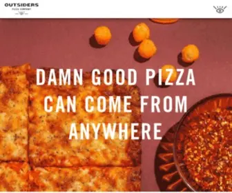 Outsiderspizza.com(Outsiders Pizza Company) Screenshot