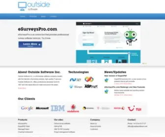 Outsidesoftware.com(Outside Software Inc) Screenshot