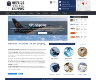 Outsidetheboxshipping.com(Packing, Shipping, Mailing) Screenshot