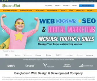 Outsource2BD.com(Best Web Design & Development Company in Bangladesh) Screenshot