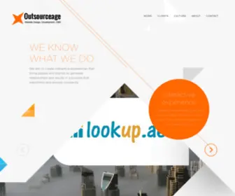 Outsourceage.com(Design, Development, CMS) Screenshot