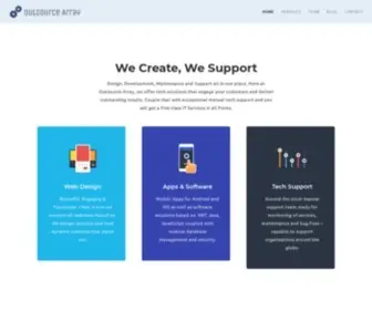 Outsourcearray.com(Outsource Array) Screenshot
