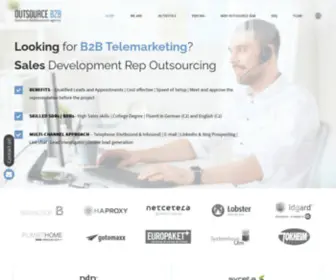 Outsourceb2B.com(We are specialized in SDR/BDR outsourcing with multichannel approach) Screenshot