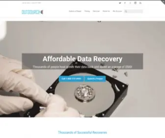 Outsourcedatarecovery.com(Data Recovery) Screenshot