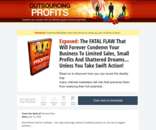 Outsourcedprofits.com(Outsourced Profits) Screenshot