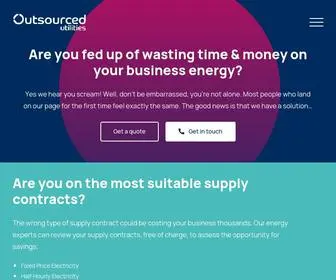 Outsourcedutilities.co.uk(Outsourced Utilities) Screenshot