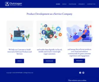 Outstager.com(Product Development as a Service Company) Screenshot