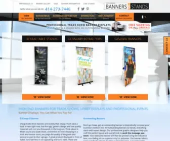 Outstandingbanners.com(Banners and Stands Company) Screenshot