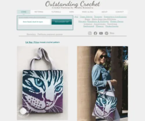 Outstandingcrochet.com(Crochet Knit Patterns) Screenshot