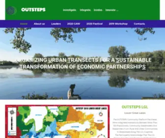 Outsteps.org(Organizing Urban Transects for a Sustainable Transformation of Economic PartnershipS) Screenshot