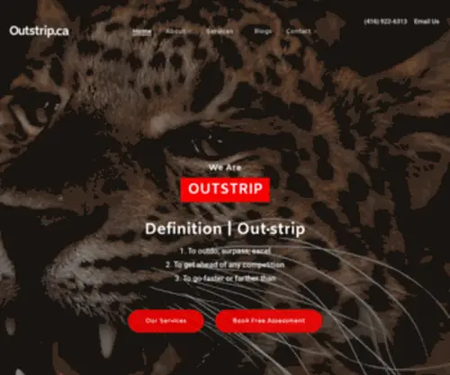 Outstrip.ca(Toronto's Top Web Design) Screenshot