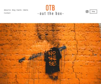 Outtheboxww.com(Out the Box also known as "OTB") Screenshot