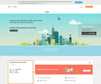 Outvise.com(The Freelance platform for Digital & TMT projects) Screenshot
