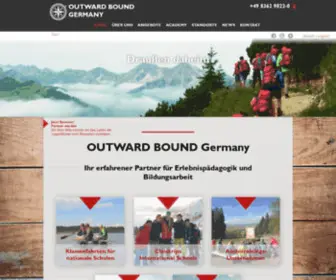 Outwardbound.de(OUTWARD BOUND) Screenshot