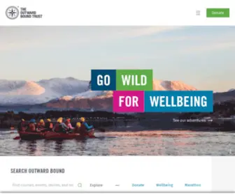 Outwardbound.org.uk(Outdoor Learning) Screenshot