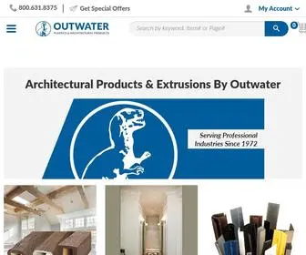 Outwater.com(Outwater Plastics & Architectural Products) Screenshot