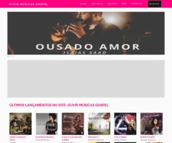 Ouvirmusicasgospel.mus.br(Ouvir musicas Gospel com Letras) Screenshot