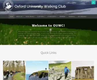 Ouwc.org(Oxford University Walking Club) Screenshot