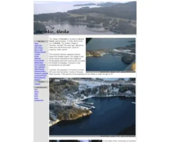 Ouzinkie.org(Ouzinkie, Alaska) Screenshot