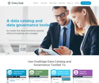 Ovaledge.com(A comprehensive data cataloging and governance solution) Screenshot