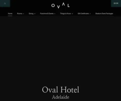 Ovalhotel.com.au(Oval Hotel) Screenshot