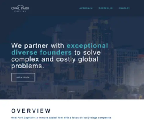 Ovalpark.com(Oval Park Capital) Screenshot