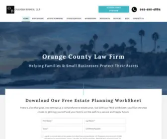 Ovandobowen.com(Orange County Estate Planning) Screenshot