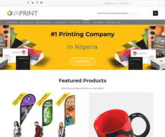 Ovaprint.com.ng(We print Business card) Screenshot