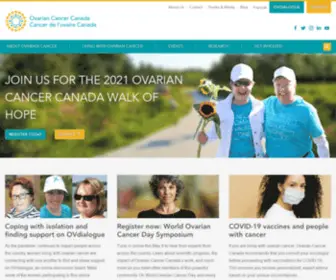 Ovariancanada.org(Ovarian Cancer Canada) Screenshot