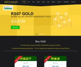 Ovasgold.com(BUY RUNESCAPE GOLD) Screenshot