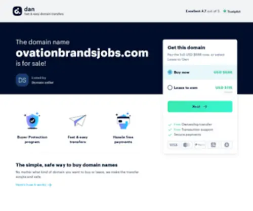 Ovationbrandsjobs.com(Ovation Brands) Screenshot