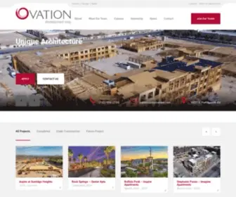 Ovationdev.com(Ovation Development Corp) Screenshot