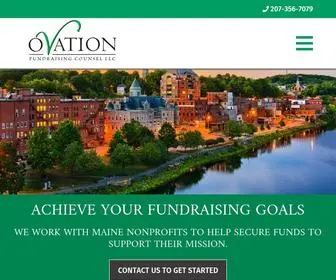 Ovationfr.com(Nonprofit Fundraising) Screenshot