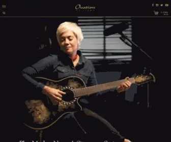 Ovationguitars.com(The Ovation Guitar Company) Screenshot