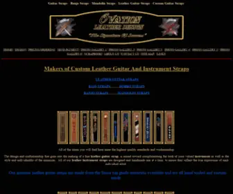 Ovationleather.com(Ovation Leather Design) Screenshot