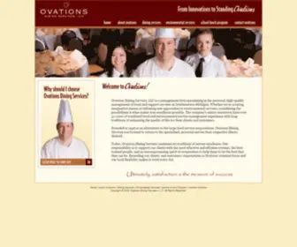 Ovationsdiningservices.com(Ovations Dining Services) Screenshot