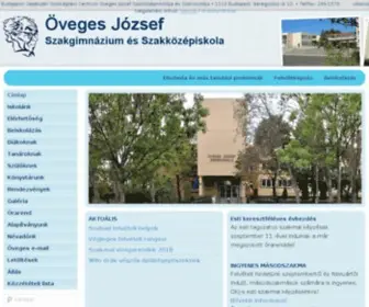 Oveges.hu(Öveges József Technikum és Szakképző Iskola) Screenshot