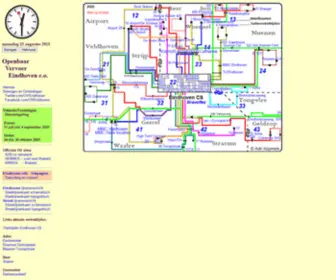 Oveindhoven.nl(Openbaar vervoer Eindhoven) Screenshot