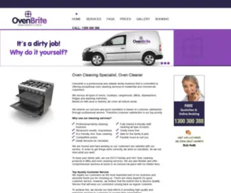 Ovenbrite.com.au(Oven Cleaning Service) Screenshot