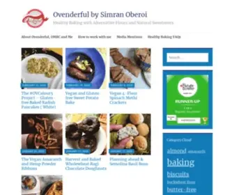 Ovenderfulhealthybaking.com(Healthy Baking with Alternative Flours and Natural Sweeteners) Screenshot