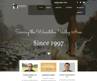 Ovenellchiro.com(Chiropractor East Wenatchee WA) Screenshot