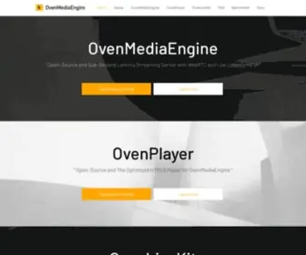 Ovenmediaengine.com(Open-Source Projects) Screenshot