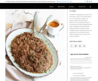 Ovenstruck.com(Food Blog Home) Screenshot