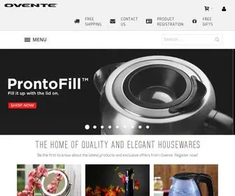 Ovente.com(Online Store in the US) Screenshot
