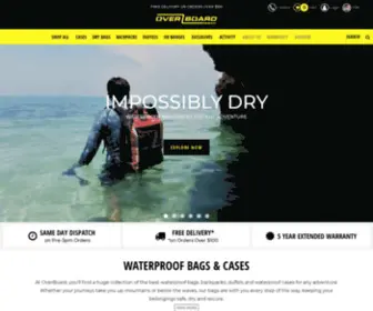 Over-Board.com(Waterproof Bags) Screenshot
