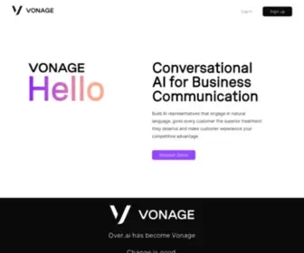 Over.ai(Vonage AI) Screenshot