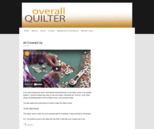Overallquilter.com(Quilt with Aimee) Screenshot