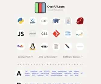 Overapi.com(Collecting all the cheat sheets) Screenshot
