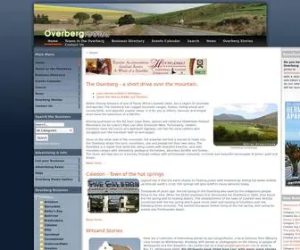 Overberg.co.za(The Cape Overberg) Screenshot