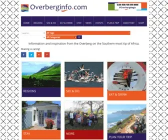 Overberginfo.com(Cape Overberg South Africa) Screenshot